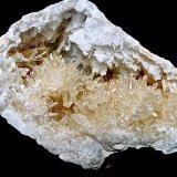 Calcite on Quartz
Calcites to 2 cm in 6.5 cm geode
(Autor: Bob Harman)