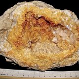 Calcite on Dolomite
Oval example 16 cm x 12 cm. Calcites up to 1.3 cm
(Autor: Bob Harman)