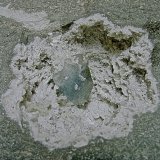 Celestine on Quartz
Celestine is 3.8 cm in a 9.5 cm geode.
(Autor: Bob Harman)