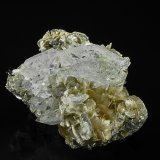 Beryl (variety goshenite), Muscovite, Cassiterite
9.4 x 7.9 cm
(Autor: am mizunaka)