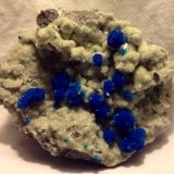 Cavansite, Stilbite
14 x 12 x 5 cm
(Autor: JC)
