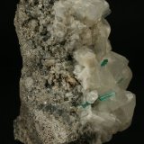 Beryl (variety emerald), Calcite, Pyrite
80x65x60mm
(Autor: Fiebre Verde)