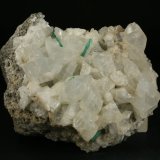 Beryl (variety emerald), Calcite, Pyrite
80x65x60mm
(Autor: Fiebre Verde)