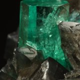Beryl (variety emerald), Calcite, Pyrite
50x50x45mm, xl=11x7mm
(Autor: Fiebre Verde)