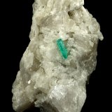 Beryl (variety emerald), Calcite
50x40x95mm, xl=13mm
(Autor: Fiebre Verde)
