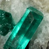 Beryl (variety emerald), Calcite
39x27x25mm, main xl=11mm
(Autor: Fiebre Verde)