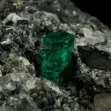 Beryl (variety emerald), Calcite, Pyrite
xl=11mm
(Autor: Fiebre Verde)