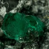 Beryl (variety emerald), Calcite, Pyrite
xl=11mm
(Autor: Fiebre Verde)