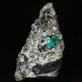 Beryl (variety emerald), Pyrite, Calcite, Dolomite
29x52x29mm, xl=8x4.5mm
(Autor: Fiebre Verde)