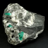 Beryl (variety emerald), Calcite
100x50x70mm, largest xl=17mm
(Autor: Fiebre Verde)