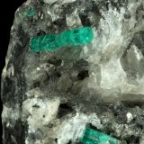 Beryl (variety emerald), Calcite
100x50x70mm, largest xl=17mm
(Autor: Fiebre Verde)