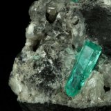 Beryl (variety emerald), Calcite
100x50x70mm, largest xl=17mm
(Autor: Fiebre Verde)