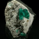 Beryl (variety emerald), Calcite, Pyrite
55x35x32mm
(Autor: Fiebre Verde)