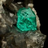 Beryl (variety emerald), Calcite, Dolomite, Pyrite
44x34x39mm, xl=7mm
(Autor: Fiebre Verde)