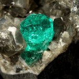 Beryl (variety emerald), Calcite, Dolomite, Pyrite
44x34x39mm, xl=7mm
(Autor: Fiebre Verde)