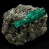 Beryl (variety emerald), Calcite
37x45mm, xl=34mm
(Autor: Fiebre Verde)