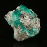 Beryl (variety emerald), Albite (variety cleavelandite), Calcite, Pyrite
24x26x12mm, largest xl=14mm
(Autor: Fiebre Verde)