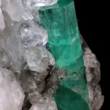 Beryl (variety emerald), Calcite
41x52x59mm, xl=26x9mm
(Autor: Fiebre Verde)