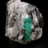Beryl (variety emerald), Calcite
41x52x59mm, xl=26x9mm
(Autor: Fiebre Verde)