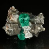 Beryl (variety emerald), Calcite, Dolomite
37x24x31mm, xl=24mm
(Autor: Fiebre Verde)