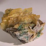 Baryte, Malachite
68mm x 52mm x 65mm
(Autor: Firmo Espinar)