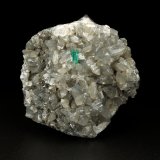 Beryl (variety emerald), Calcite, Dolomite
54x53x31mm, xl=5mm
(Autor: Fiebre Verde)