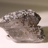 Quartz, Pyrite, Calcite
62mm x 43mm x 26mm
(Autor: Firmo Espinar)