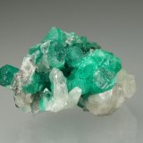 Beryl (variety emerald), Quartz
33x24x22mm, xls up to 10mm
(Autor: Fiebre Verde)
