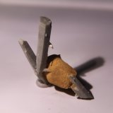 Quartz (variety prase), Microcline
35mm x 42mm x 20mm
(Autor: Firmo Espinar)