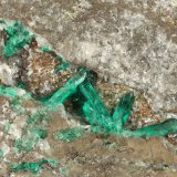 Beryl (variety emerald), Calcite, Pyrite
107x95x40mm, xls upto 10mm
(Autor: Fiebre Verde)