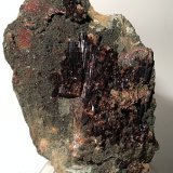 Vesuvianite, Grossular (variety hessonite), Clinochlore
210 x 135 mm
(Autor: Sante Celiberti)