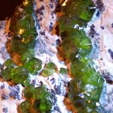 Andradite (variety demantoid), asbestos
200 x 132 mm
(Autor: Sante Celiberti)