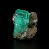 Beryl (variety emerald), Dolomite
14mm x 15mm x 15mm, xl=15mm
(Autor: Fiebre Verde)