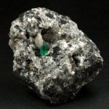 Beryl (variety emerald), Calcite, Pyrite
54x36x60mm, xl=8mm
(Autor: Fiebre Verde)