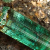 Beryl (variety emerald), Calcite
65x87x77mm, main xl=43mm
(Autor: Fiebre Verde)