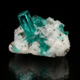 Beryl (variety emerald), Pyrite, Albite (variety cleavelandite)
19mm x 13mm x 20mm, main xl=9mm
(Autor: Fiebre Verde)