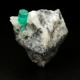 Beryl (variety emerald), Calcite
37x41x24mm, xl=9mm
(Autor: Fiebre Verde)