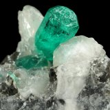 Beryl (variety emerald), Calcite
37x41x24mm, xl=9mm
(Autor: Fiebre Verde)