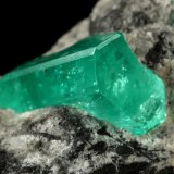 Beryl (variety emerald), Calcite
44x41x23mm, xl=15x9x7mm
(Autor: Fiebre Verde)