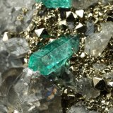 Beryl (variety emerald), Dolomite, Pyrite
68x66x35mm, xls up to 10mm
(Autor: Fiebre Verde)
