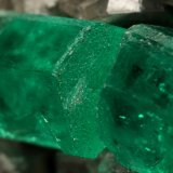 Beryl (variety emerald), Calcite
60x55x80mm, xl=6+8mm
(Autor: Fiebre Verde)