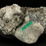 Beryl (variety emerald), Calcite, Pyrite, Quartz
105x65x60mm, xl=24mm
(Autor: Fiebre Verde)