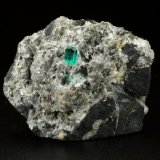 Beryl (variety emerald), Calcite, Pyrite
45x36x29mm, xl=4mm
(Autor: Fiebre Verde)