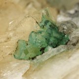 Beryl (variety emerald), Calcite, Quartz, Goethite
49x52x70mm, main xl=7x4mm
(Autor: Fiebre Verde)