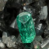 Beryl (variety emerald), Dolomite, Pyrite
88x72x48mm, xls=11 &amp; 9mm
(Autor: Fiebre Verde)
