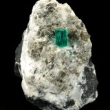 Beryl (variety emerald), Calcite, Dolomite
38x58x47mm, xl=9mm
(Autor: Fiebre Verde)