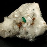 Beryl (variety emerald), Calcite, Parisite
8x8x8cm, H35mm, xl=8mm
(Autor: Fiebre Verde)