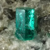 Beryl (variety emerald), Calcite, Dolomite
38x58x47mm, xl=9mm
(Autor: Fiebre Verde)