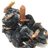Hematite and Quartz covered by iron oxide
12 x 5 cm, longuest quartz crystal 3.5 cm
(Autor: Jean Suffert)