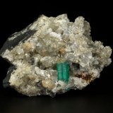 Beryl (variety emerald), Calcite, Dolomite, Pyrite
67x53x27mm, xl=11mm
(Autor: Fiebre Verde)